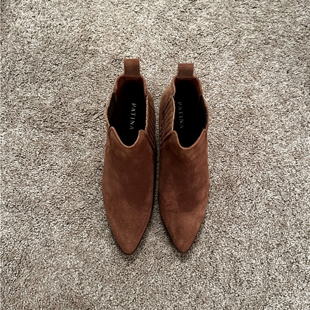 Portland Leather Patina AP Dakota Boots in Sand Size 7 - Picture 4 of 6